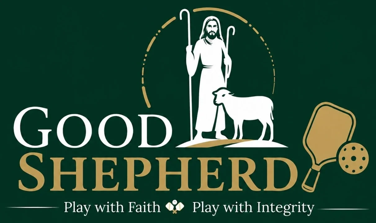 Good Shepherd Pickleball Yard. Play with faith. Play with integrity.